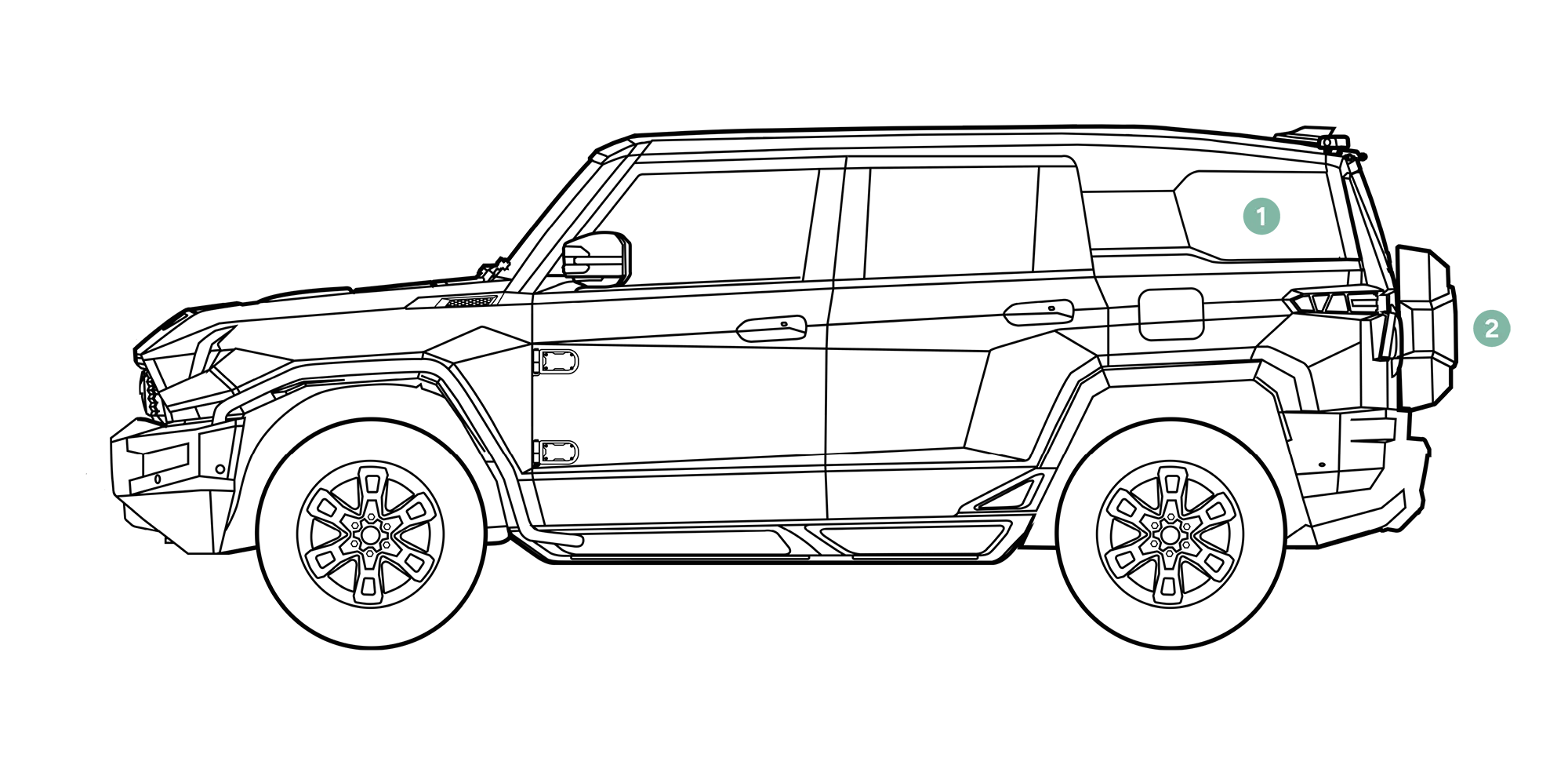 Drawing of the MHERO I